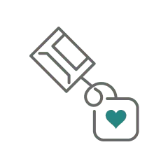 arte com um aparelho aferindo a pressão arterial, com um desenho de coração